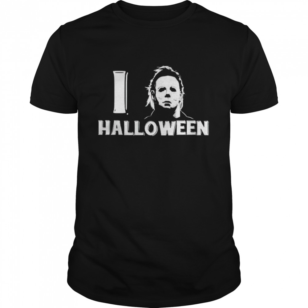 Michael Myers I love halloween shirt Classic Men's T-shirt