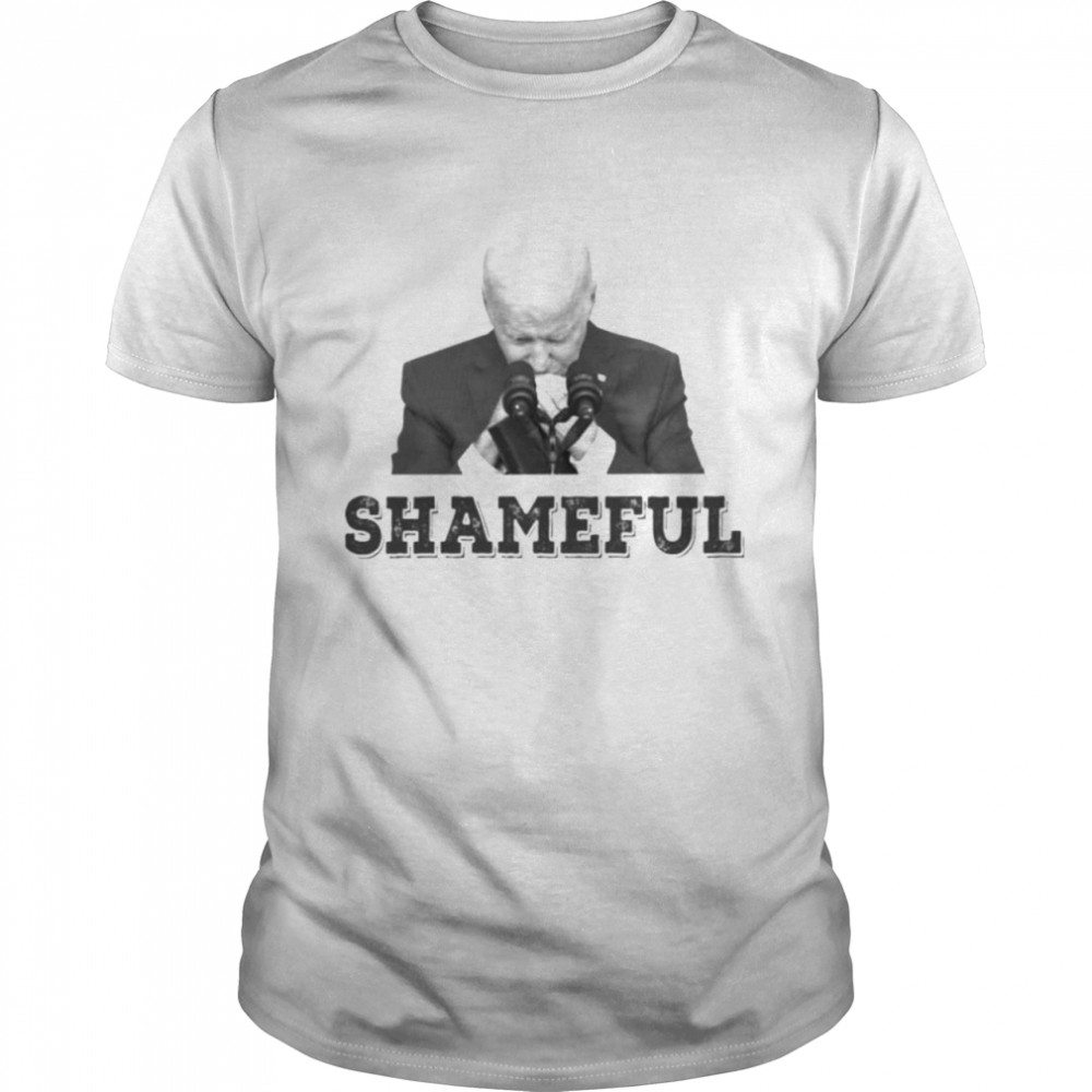 Biden impeach shameful shirt Classic Men's T-shirt