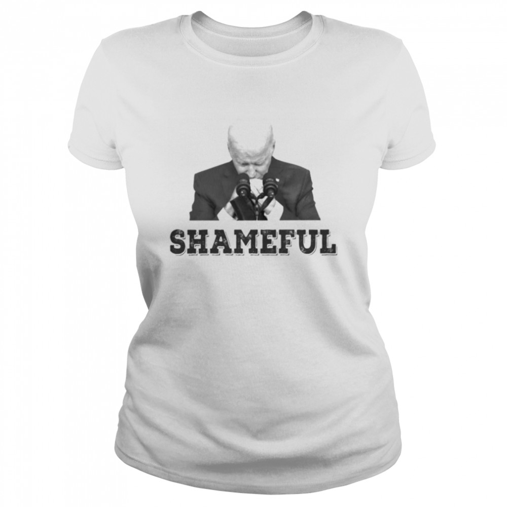 Biden impeach shameful shirt Classic Women's T-shirt