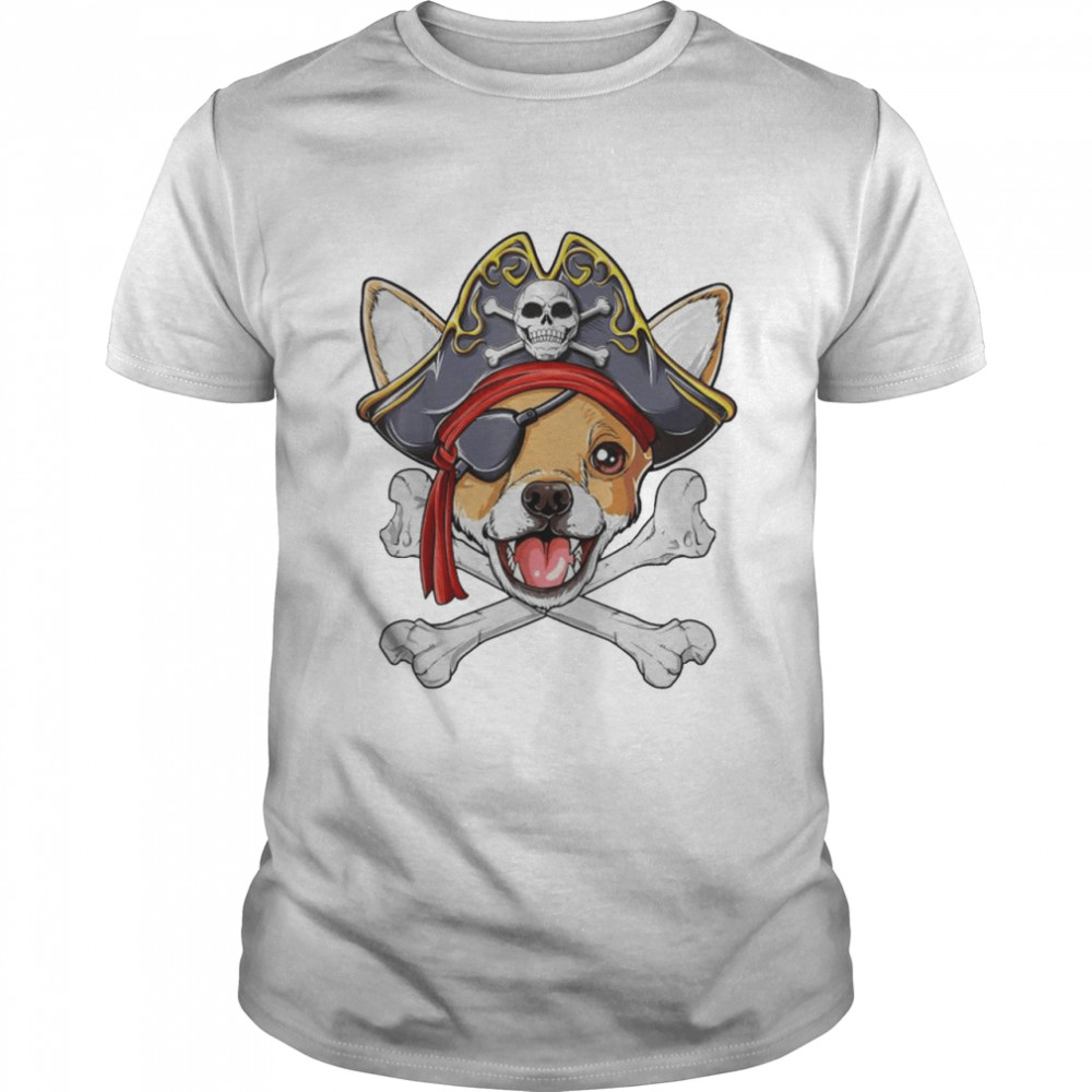 Chihuahua Pirate Costume Jolly Roger Flag Skull Crossbones shirt Classic Men's T-shirt