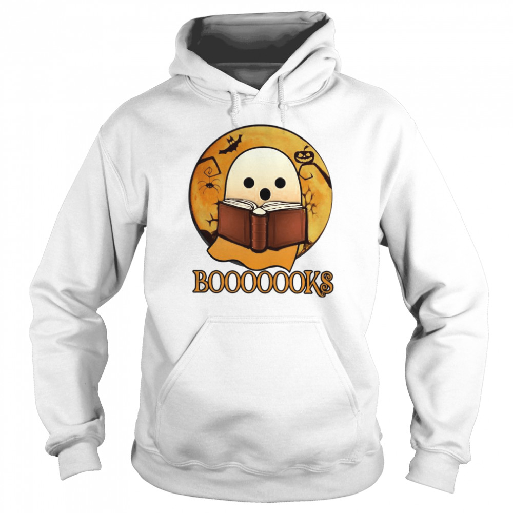 Hunter’s Moon ghost reading book boooooks shirt Unisex Hoodie