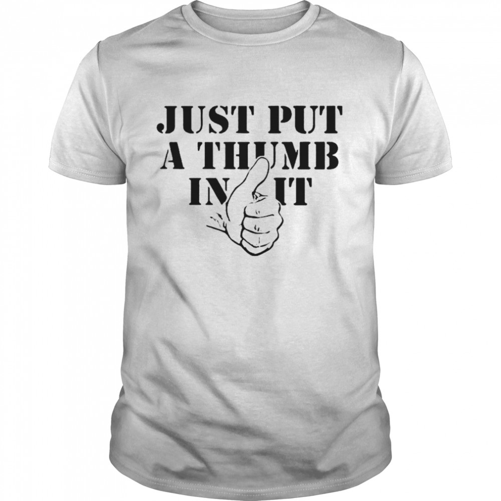 Kentucky Ballistics just put a thumb in it shirt Classic Men's T-shirt