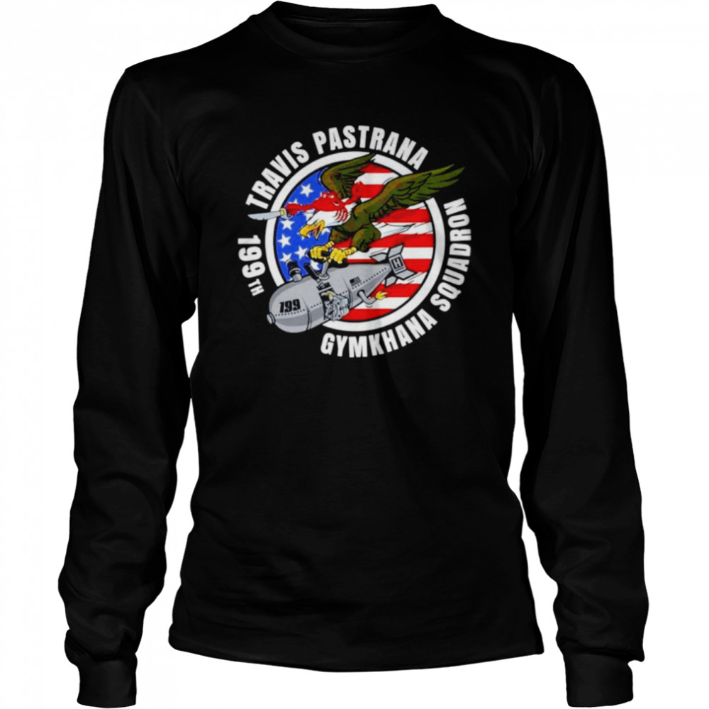 Travis Pastrana gymkhana squadron 199th shirt Long Sleeved T-shirt