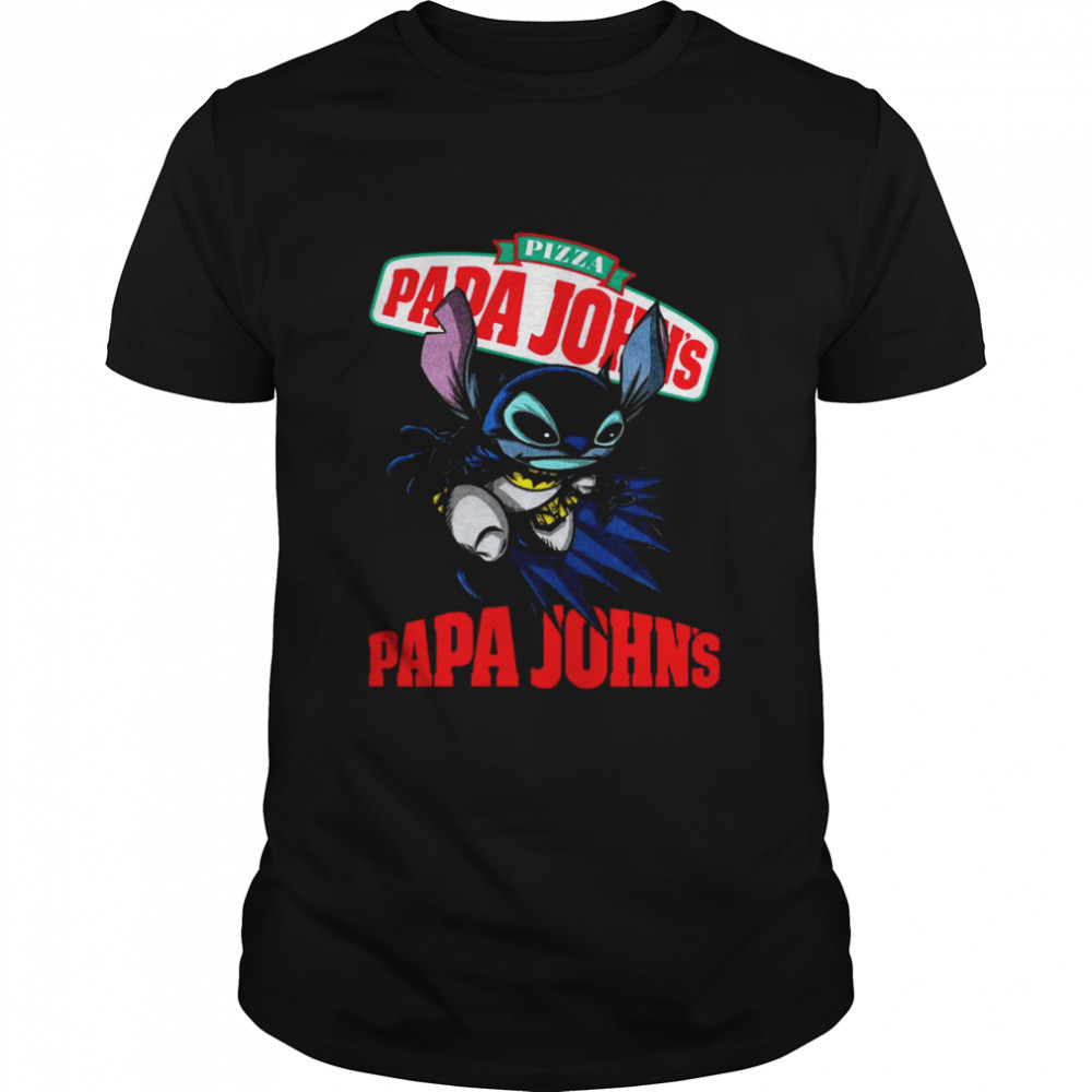 Bat-Stitch Pizza papa Johns papa John’s shirt Classic Men's T-shirt