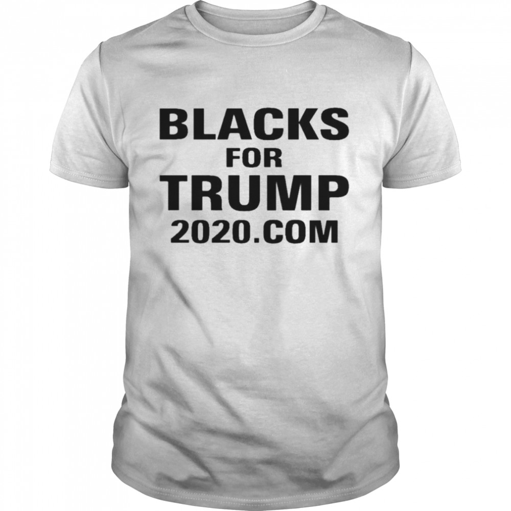 Blacks for Trump 2020.com shirt