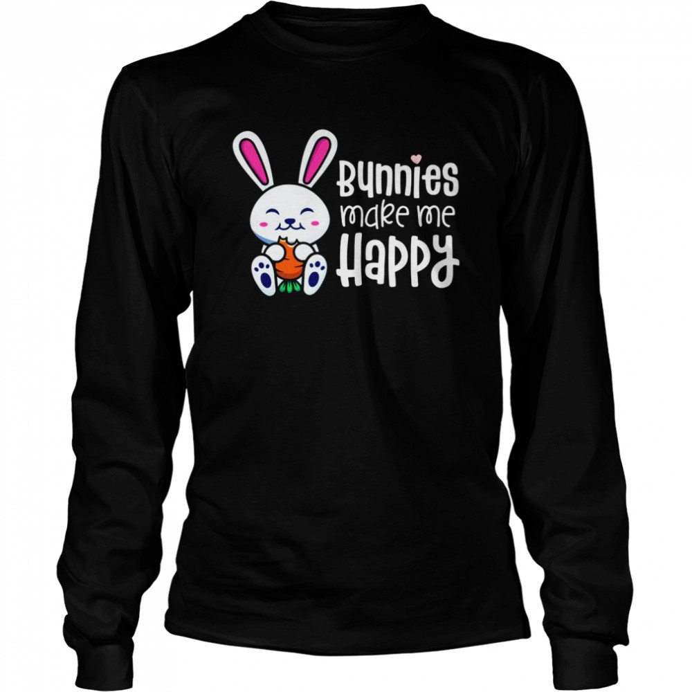 Bunny For Girls Kid Rabbit Mom Long Sleeved T-shirt