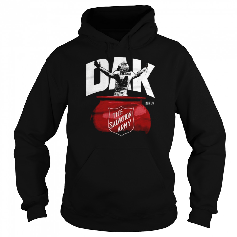 Dallas Cowboys Dak Prescott The Salvation Army Shirt, hoodie, sweater, long  sleeve and tank top