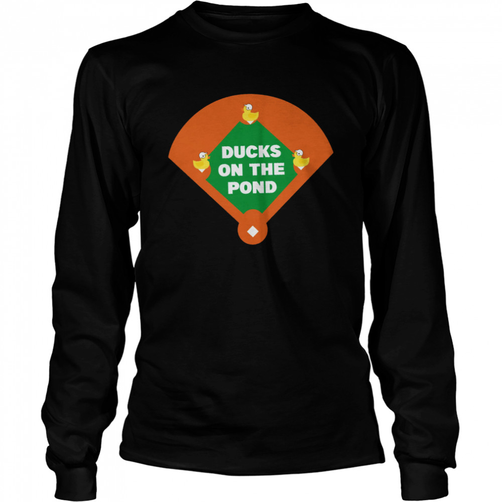 Ducks on the pond shirt Long Sleeved T-shirt