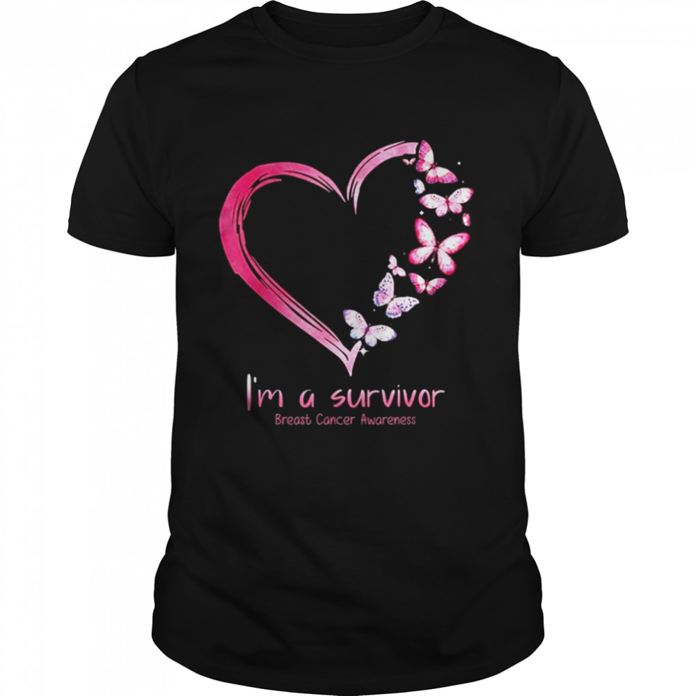 Im A Survivor Breast Cancer Awareness 2021 shirt Classic Men's T-shirt