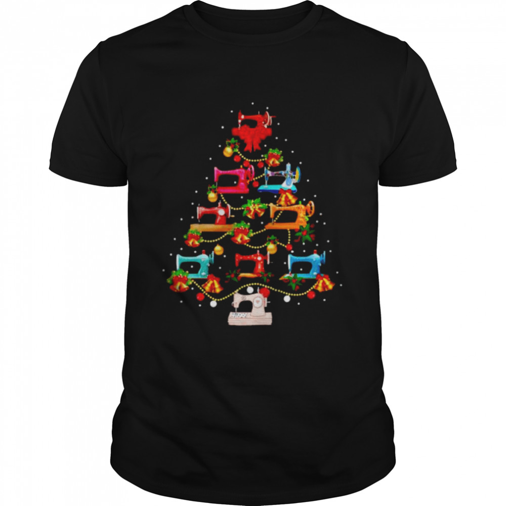 Sewing machine make Christmas tree shirt Classic Men's T-shirt