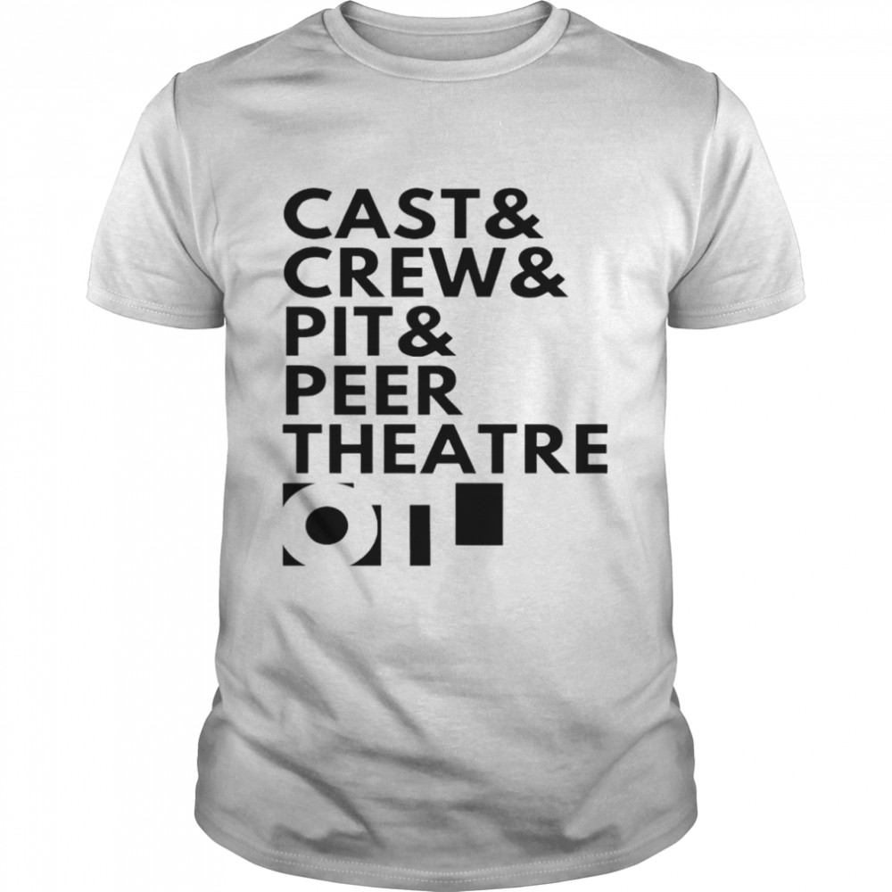 Cast and crew and pit and peer theatre logo shirt Classic Men's T-shirt