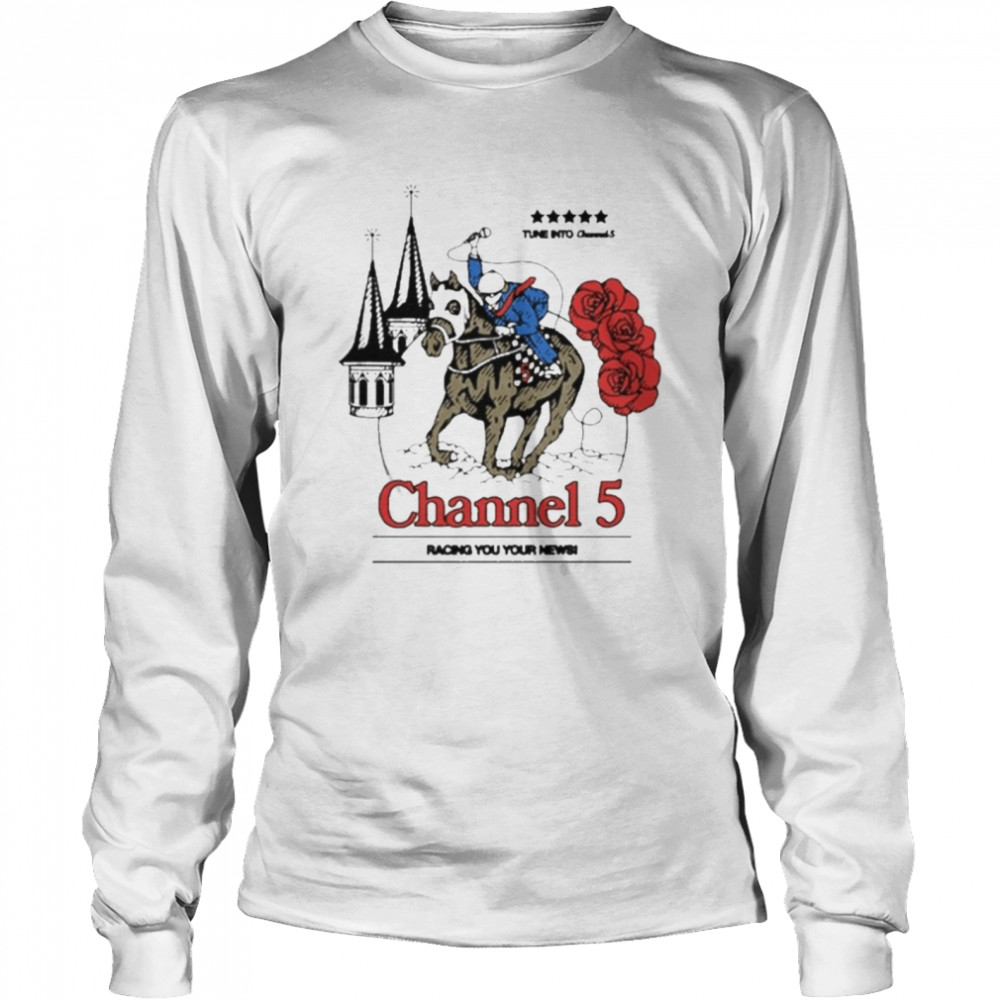 Channel 5 News Derby Natural Long Sleeved T-shirt