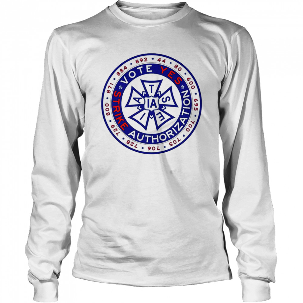 IATSE Vote Yes Strike Authorization shirt Long Sleeved T-shirt