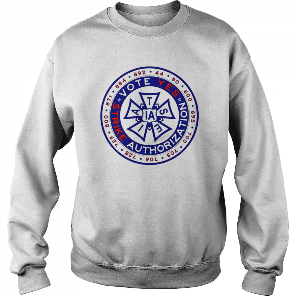 IATSE Vote Yes Strike Authorization shirt Unisex Sweatshirt