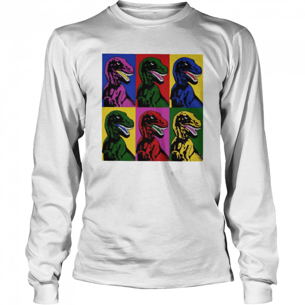 Jurassic Park in a dino shirt Long Sleeved T-shirt