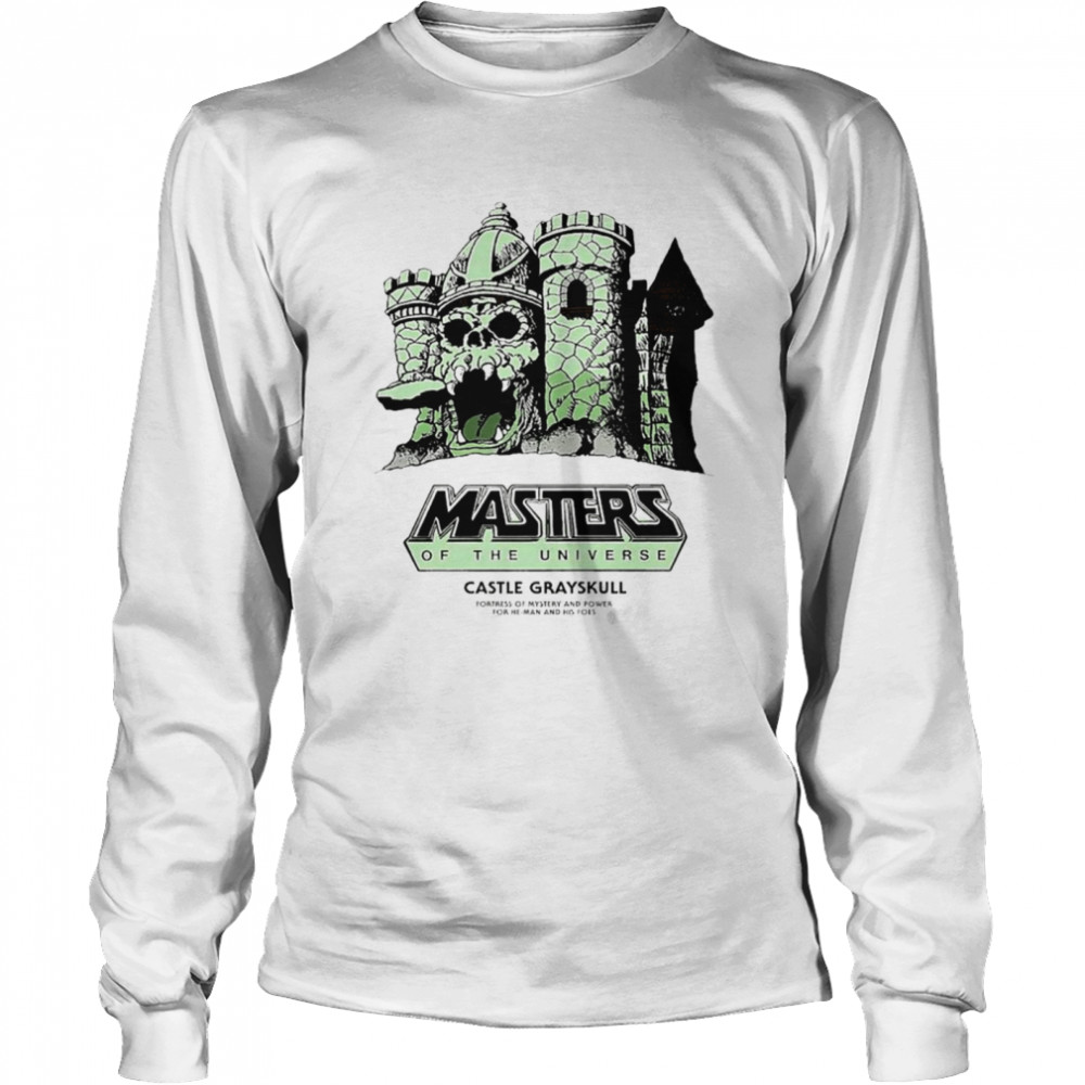 Masters of the Universe Castle Grayskull fortress of mystery and power for he man and his foes shirt Long Sleeved T-shirt