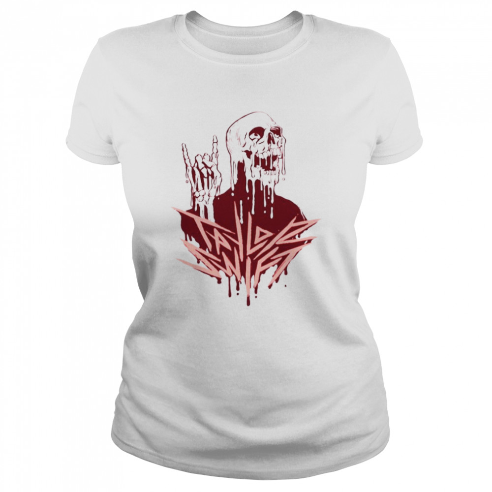 Metal Swift Horror Skull shirt Classic Women's T-shirt