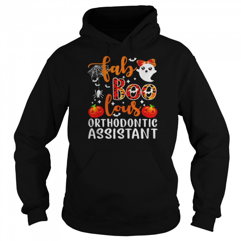 Original fab Boo Lous Orthodontic Assistant Halloween 2021 Unisex Hoodie