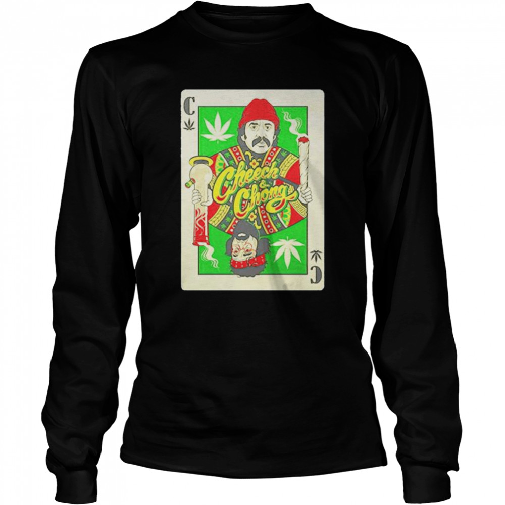 Premium cheech and Chong weed card shirt Long Sleeved T-shirt