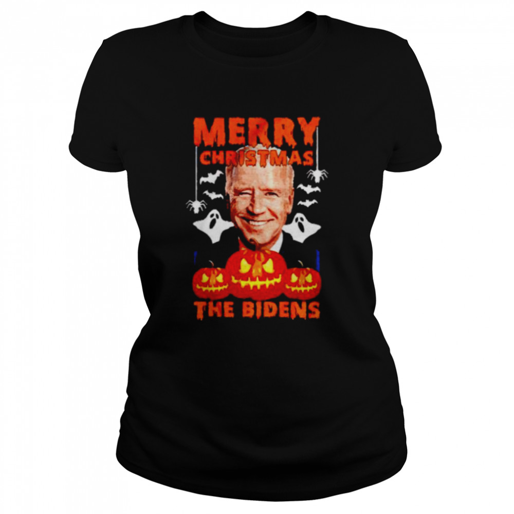 Premium halloween merry Christmas the Bidens shirt Classic Women's T-shirt