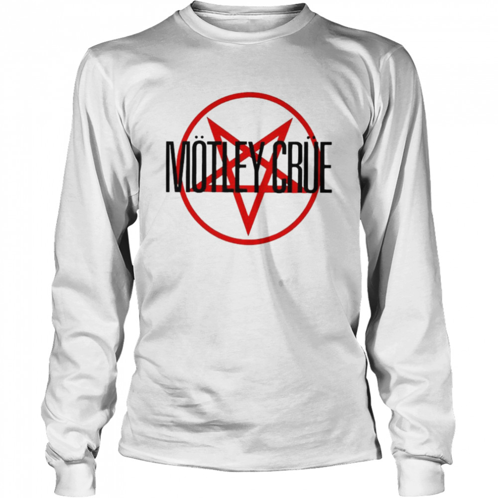 Red star Motley Crue nice shirt Long Sleeved T-shirt