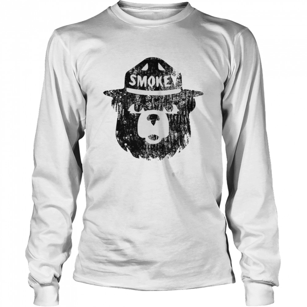 Smokey the bear distressed shirt Long Sleeved T-shirt