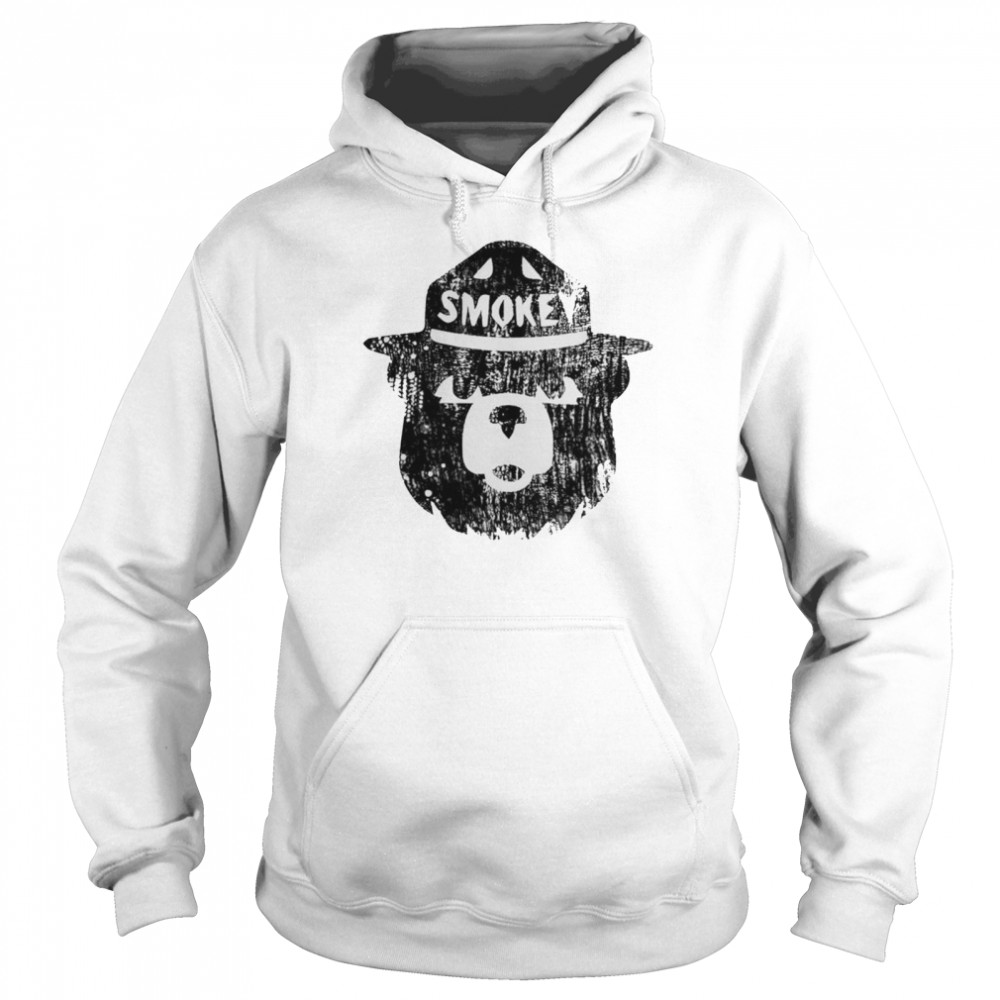 Smokey the bear distressed shirt Unisex Hoodie