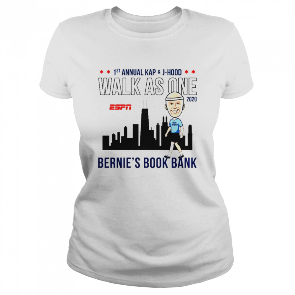 walk as one Chicago 2020 Bernie’s book bank T-shirt Classic Women's T-shirt