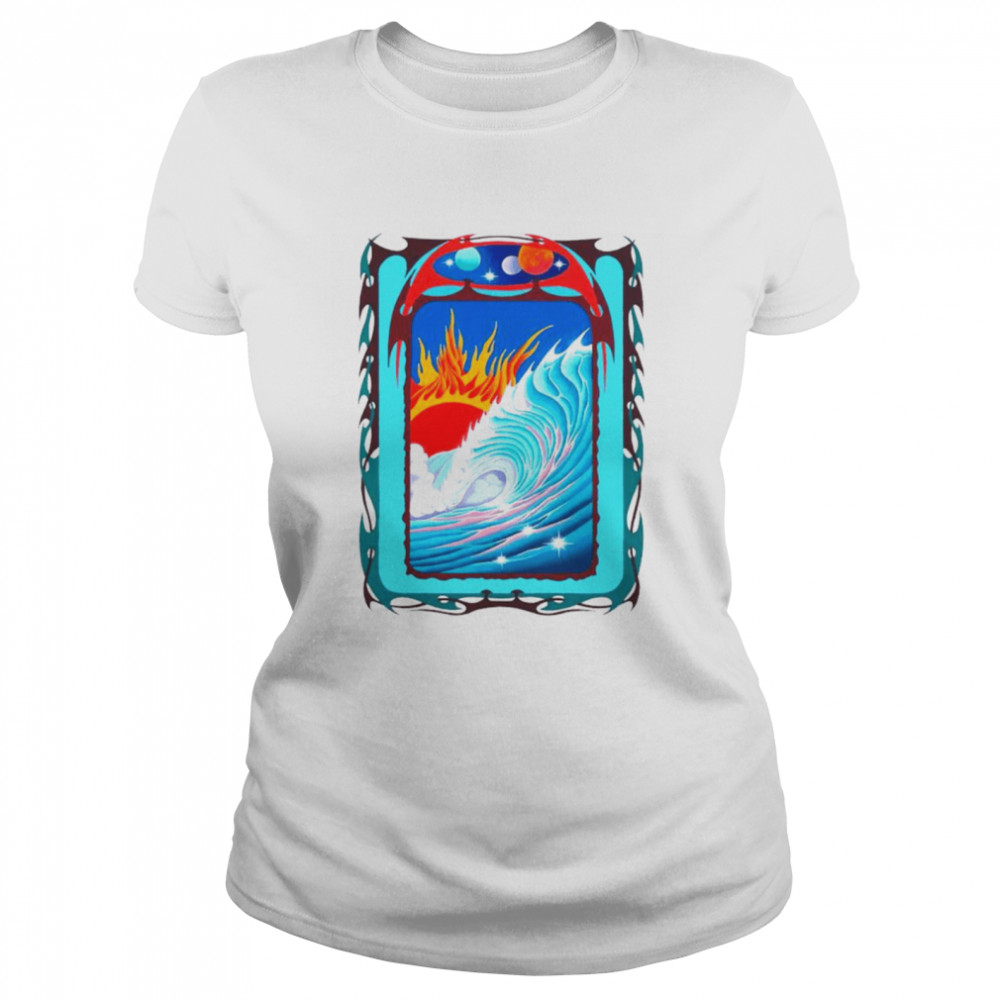 Wave Surreal and Sun shirt Classic Women's T-shirt