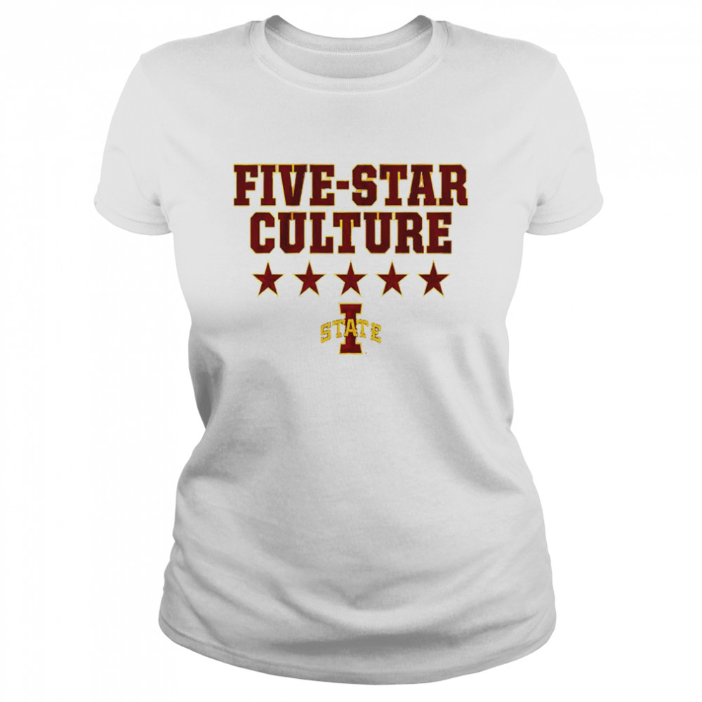 Iowa State Five star culture shirt Classic Women's T-shirt