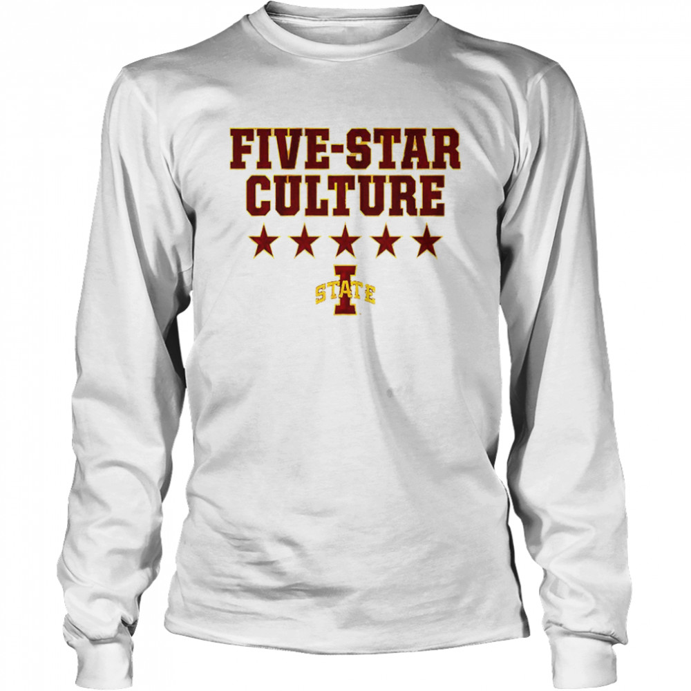 Iowa State Five star culture shirt Long Sleeved T-shirt