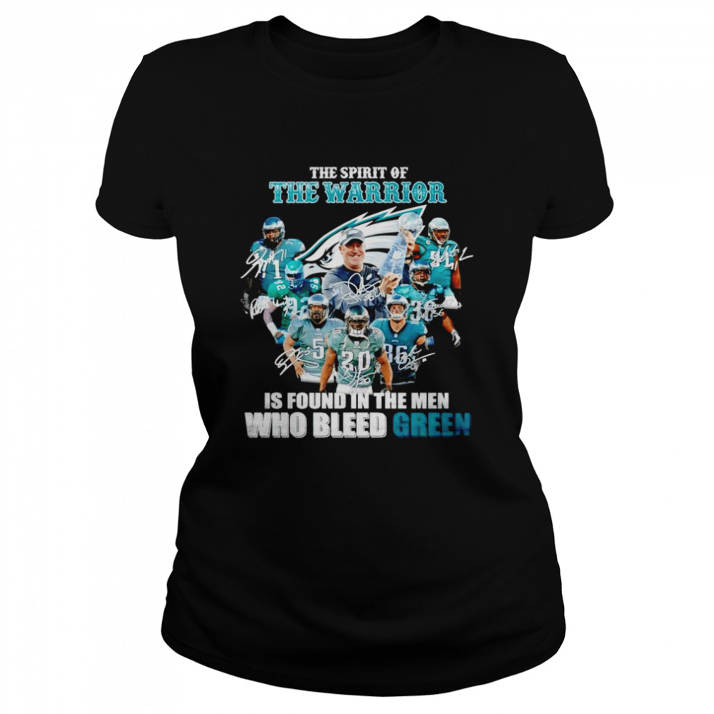 Bleed green shop eagles t-shirt