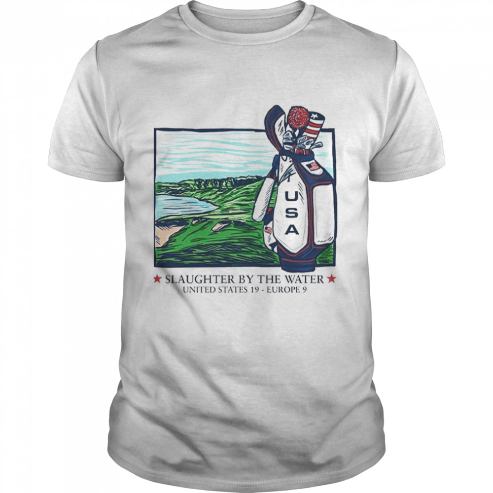Slaughter by the water United States 19 Europe 9 USA golf shirt Classic Men's T-shirt