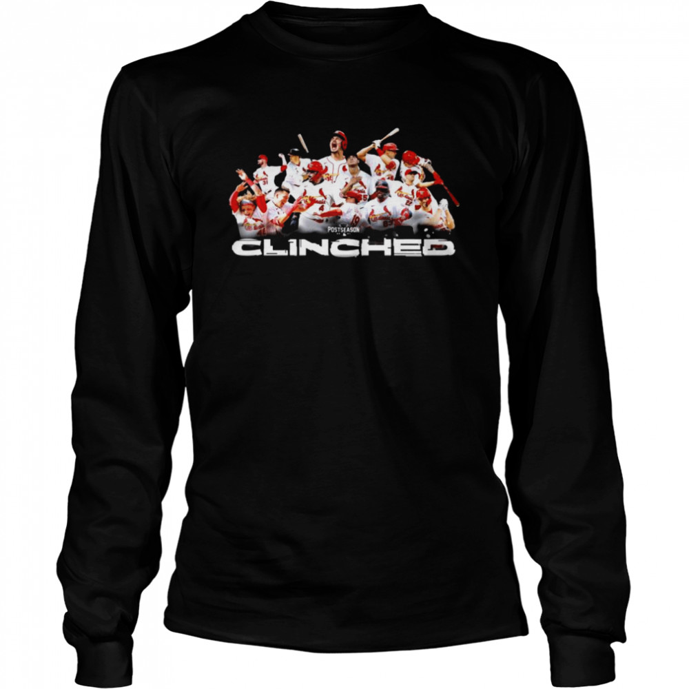 Clinched St Louis Cardinals Postseason 2021 shirt, hoodie, sweater, long  sleeve and tank top