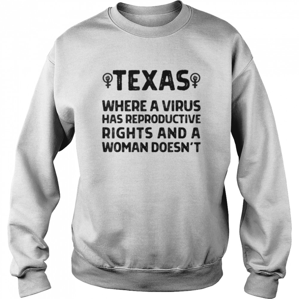 Texas Reproductive Rights Women’s March Pro Choice 2021 T- Unisex Sweatshirt