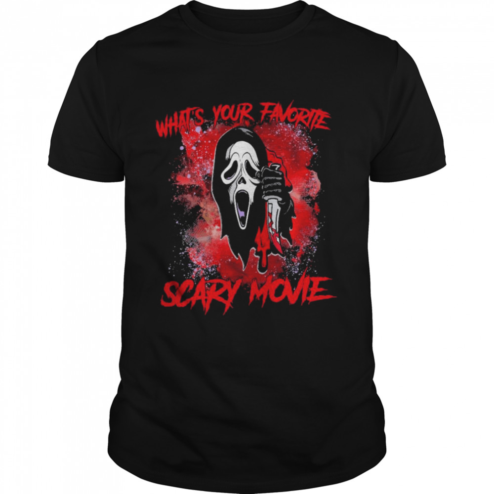 Wahats your favorite scary movie shirt Classic Men's T-shirt