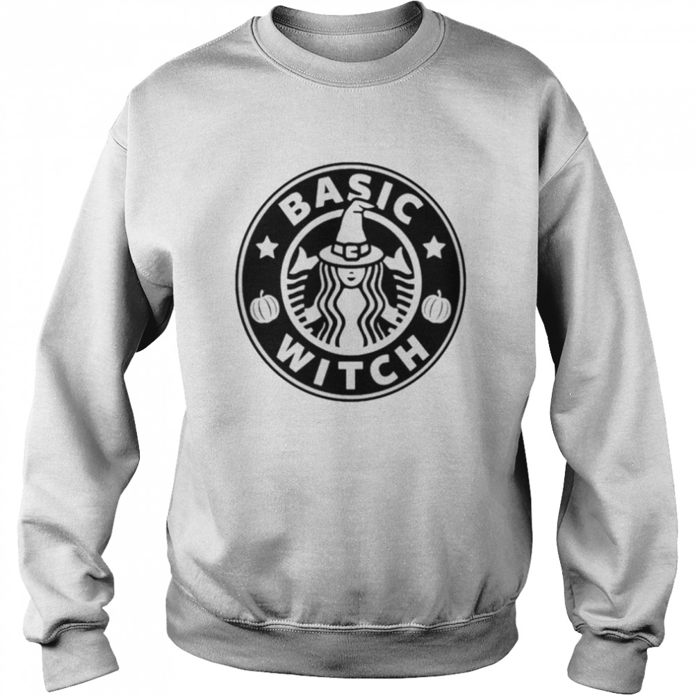 Basic witch Coffee Halloween T-shirt Unisex Sweatshirt