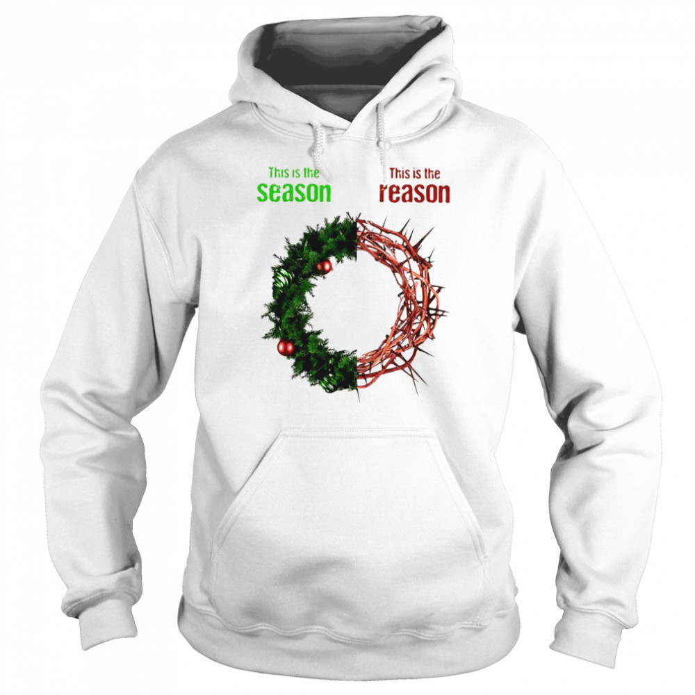 Christmas ring this is the season this is a reason shirt Unisex Hoodie