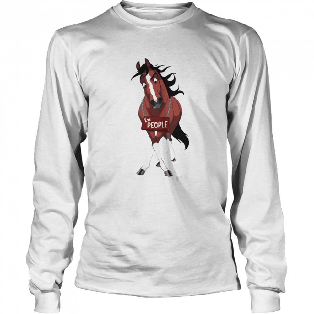 Horse Ew People Long Sleeved T-shirt