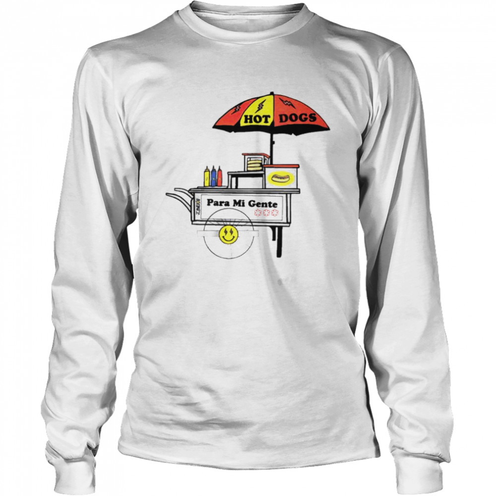 J Balvin Hot dogs para mi gente shirt Long Sleeved T-shirt