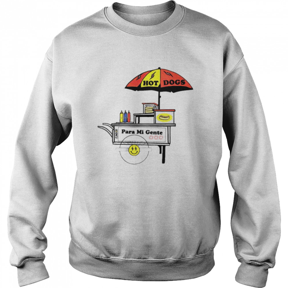 J Balvin Hot dogs para mi gente shirt Unisex Sweatshirt