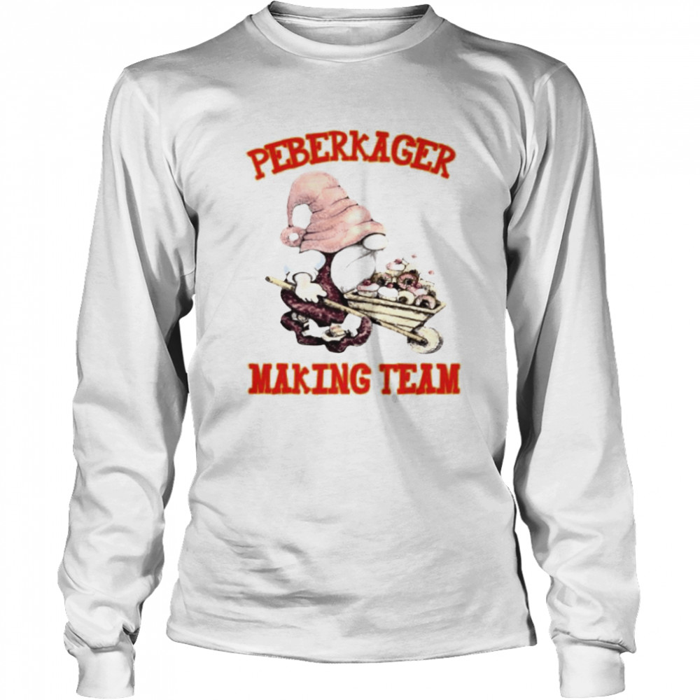 peberkager making team shirt Long Sleeved T-shirt