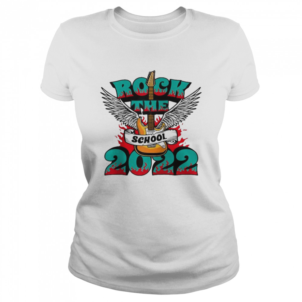 Rock The School 2022 Junge Schüler Schulkind Erstklässler Raglan T-shirt Classic Women's T-shirt