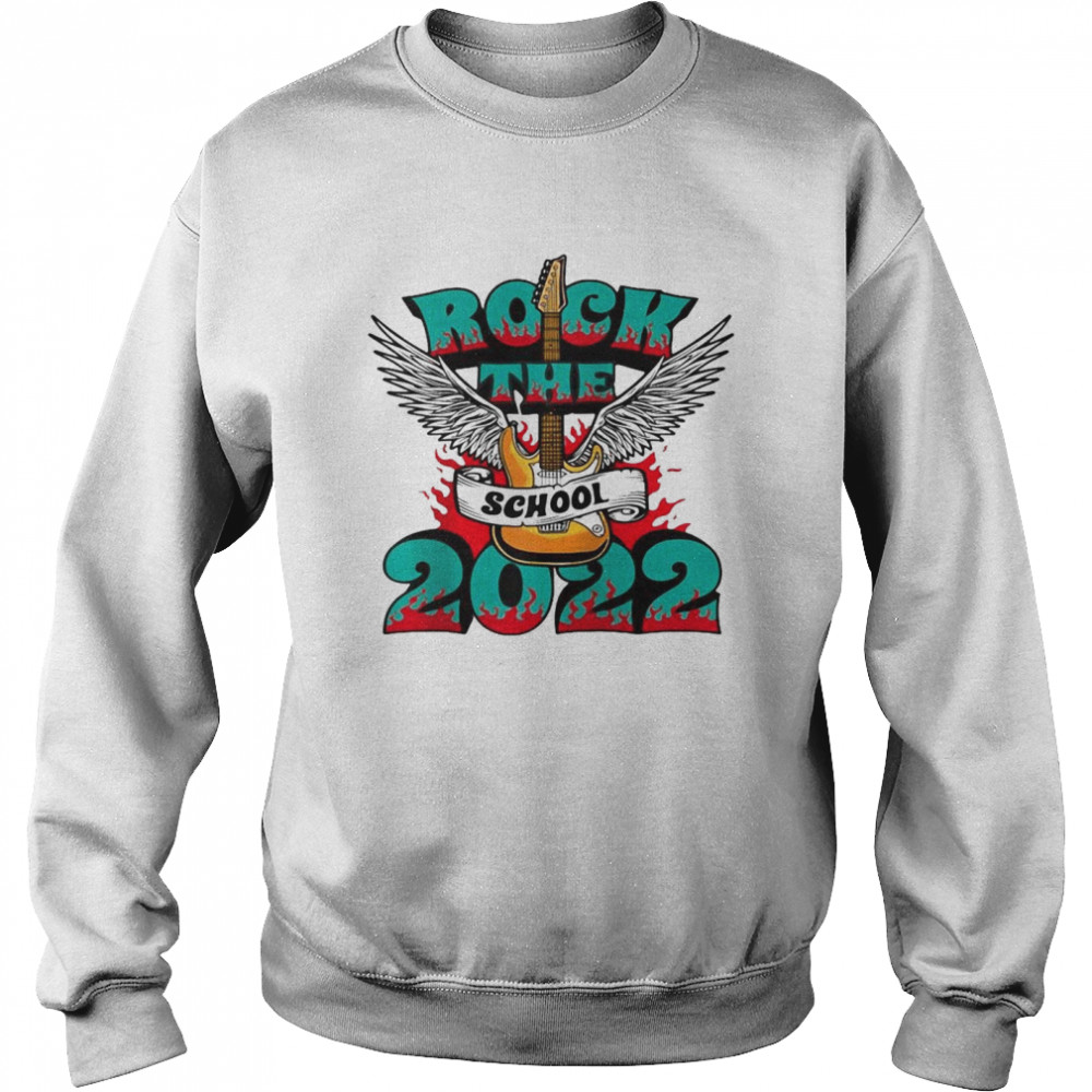 Rock The School 2022 Junge Schüler Schulkind Erstklässler Raglan T-shirt Unisex Sweatshirt