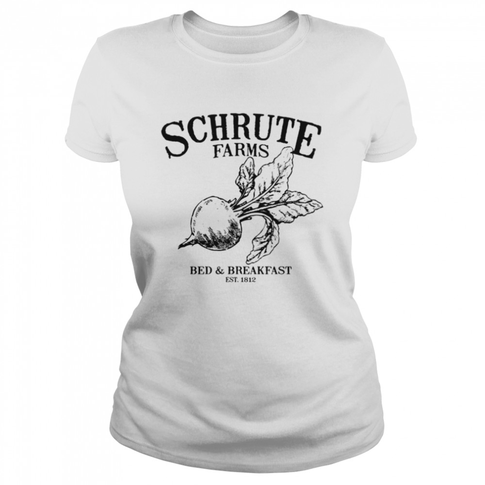 Schrute Farms Bed Breakfast Est 1812 Classic Women's T-shirt