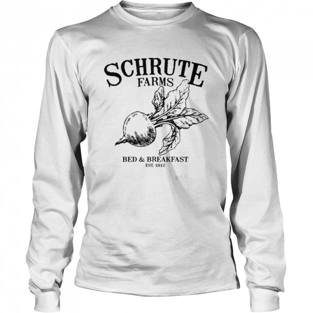 Schrute Farms Bed Breakfast Est 1812 Long Sleeved T-shirt