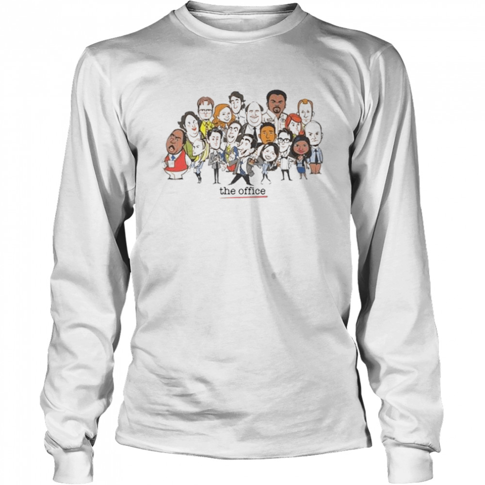 The office TV show chibi shirt Long Sleeved T-shirt