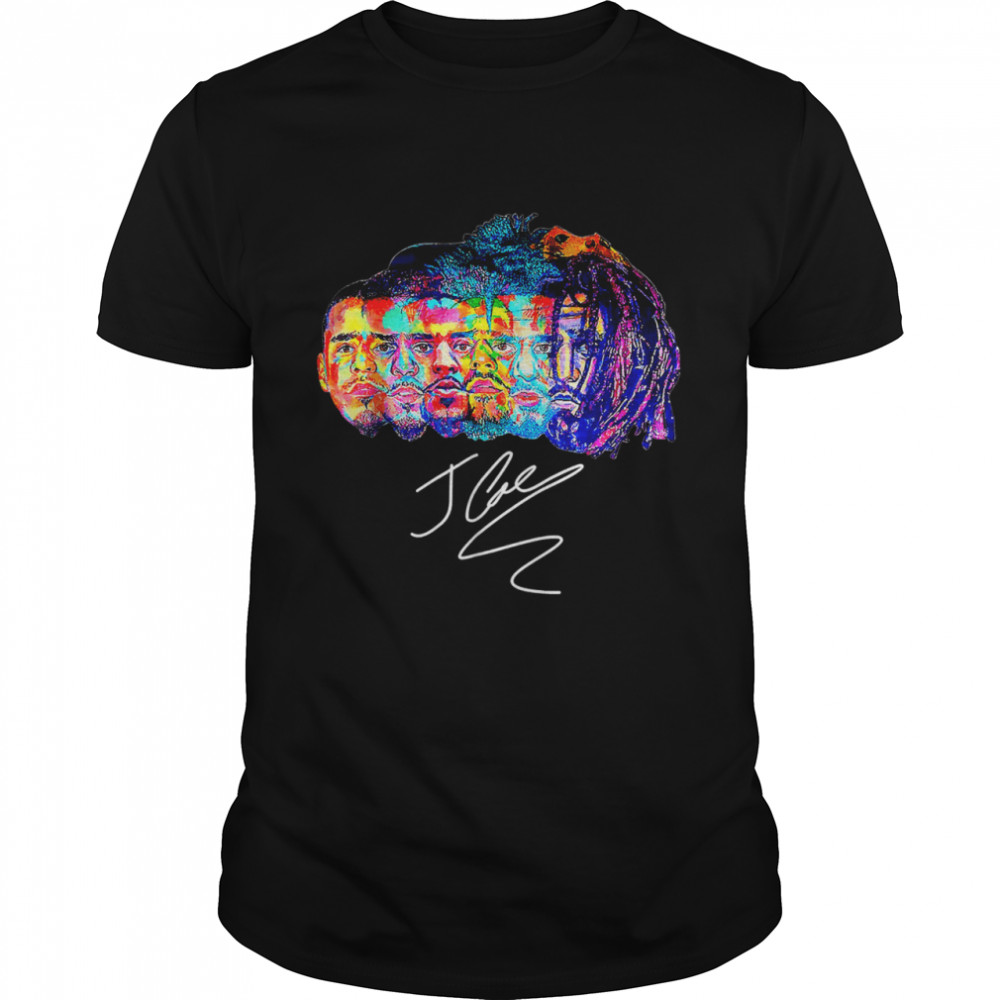 J Cole Tee Rapper Signature Retro Vintage T- Classic Men's T-shirt