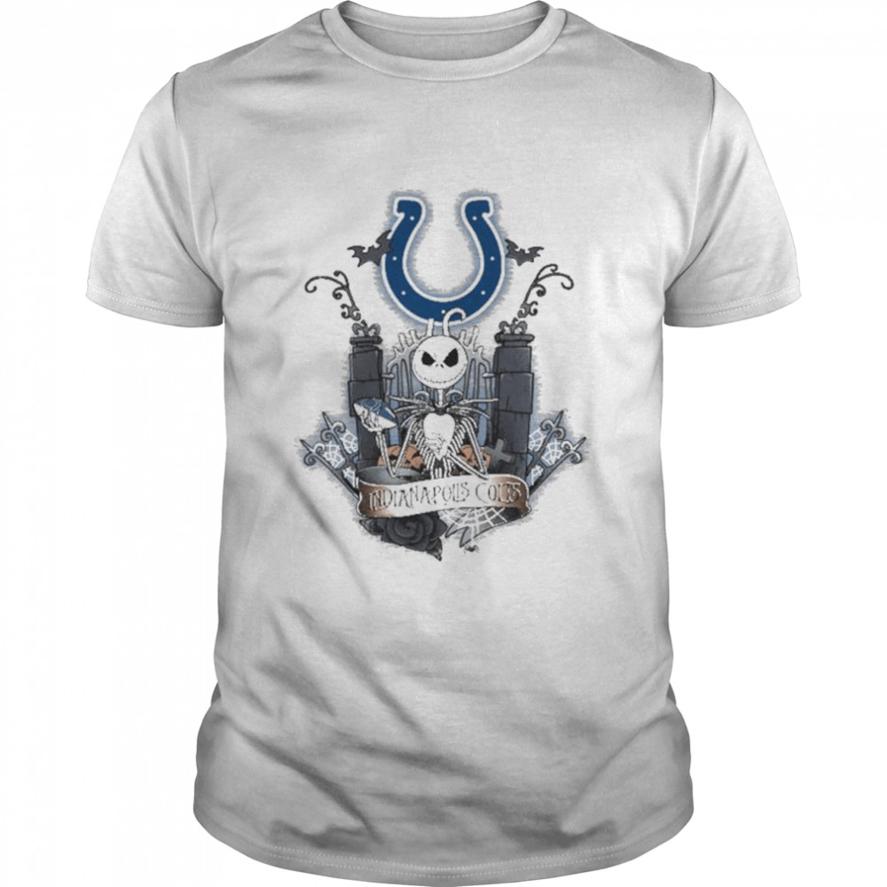 Halloween Jack And Sally Love The Indianapolis Colts T-Shirt - T-shirts Low  Price