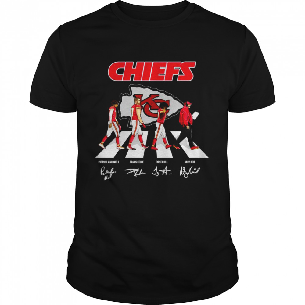 Kansas City Chiefs Abbey Road Signatures Shirt